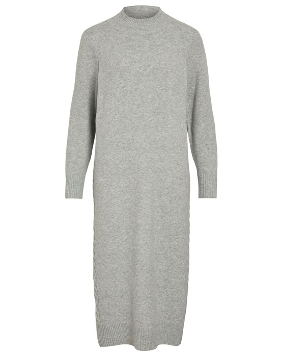 Kiku High Neck Midi Knit Kjole